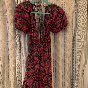 Hello Molly Floral Backless Dress